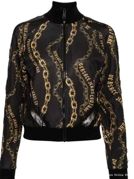 Affordable Versace Jeans Women jacket Couture logo-chain 0801